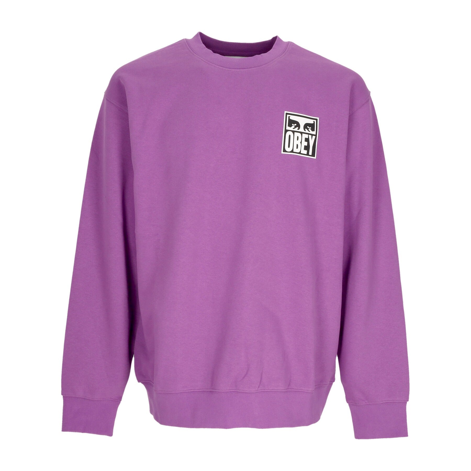 Felpa Leggera Girocollo Uomo Eyes Icon 2 Crew Premium  French Terry Dewberry 117472142