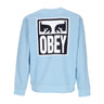 Felpa Leggera Girocollo Uomo Eyes Icon 2 Crew Premium  French Terry Sky Blue 117472142