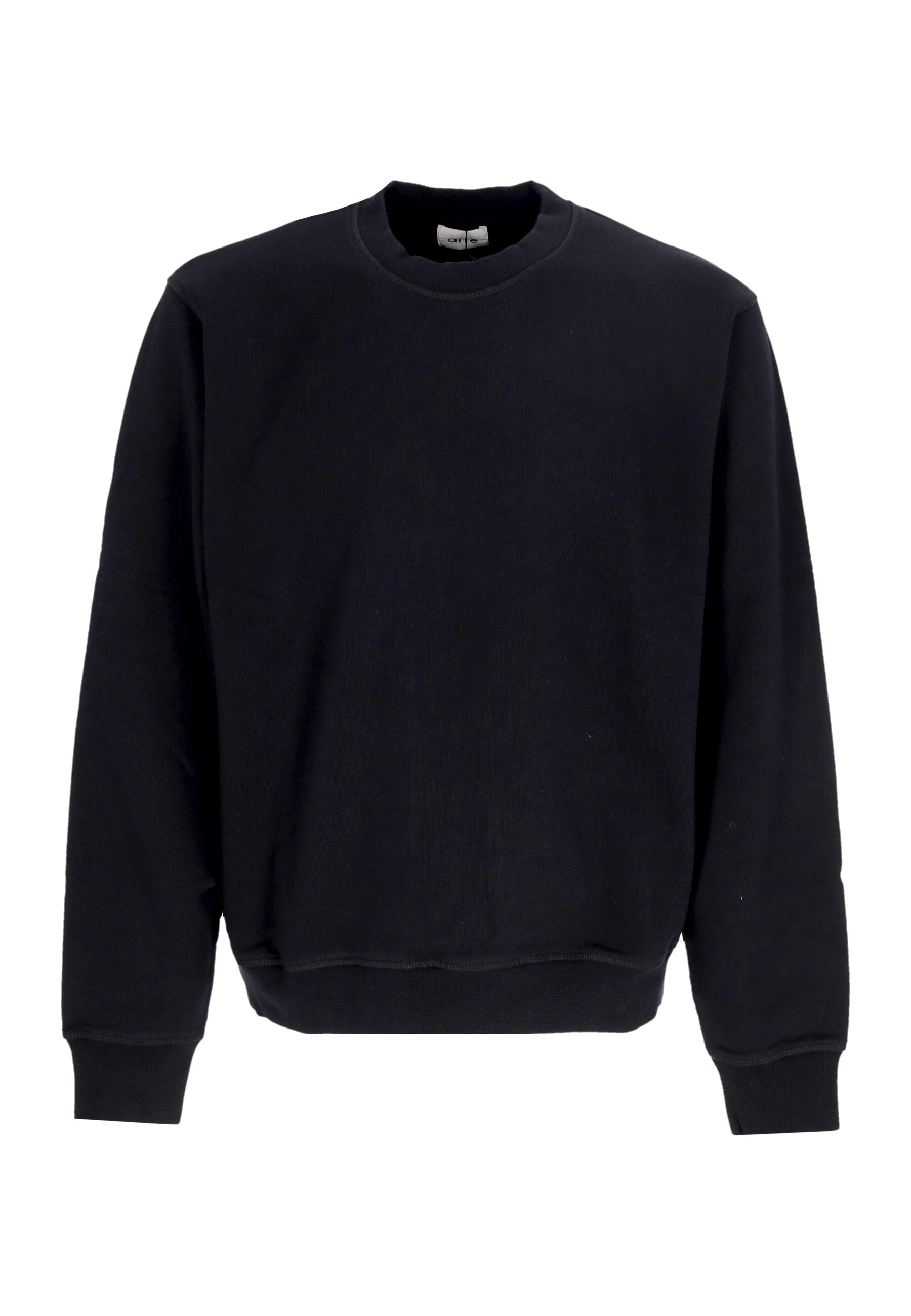 Felpa Leggera Girocollo Uomo Flower Crewneck Black 166C