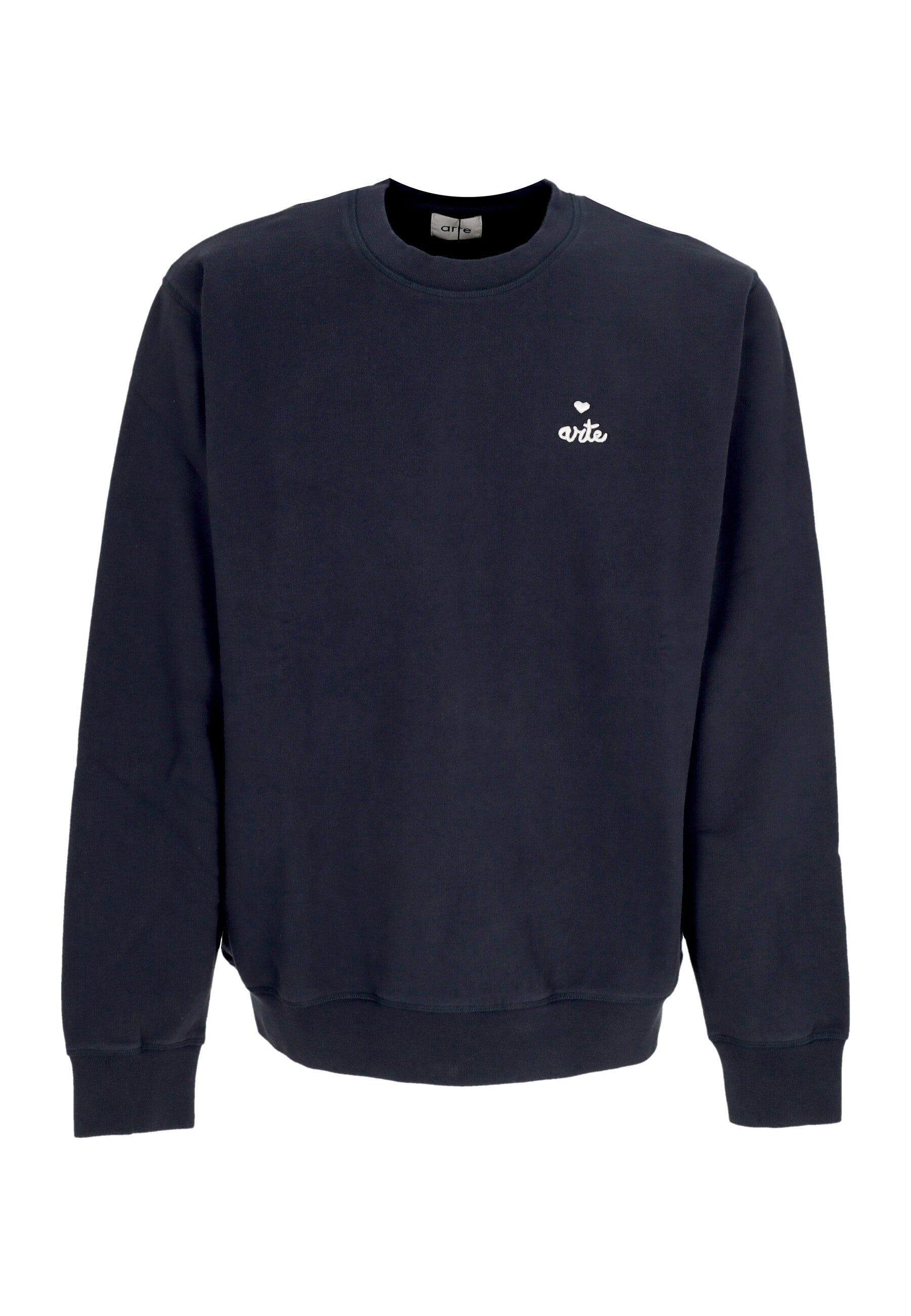 Felpa Leggera Girocollo Uomo Heart Crewneck Navy 170C