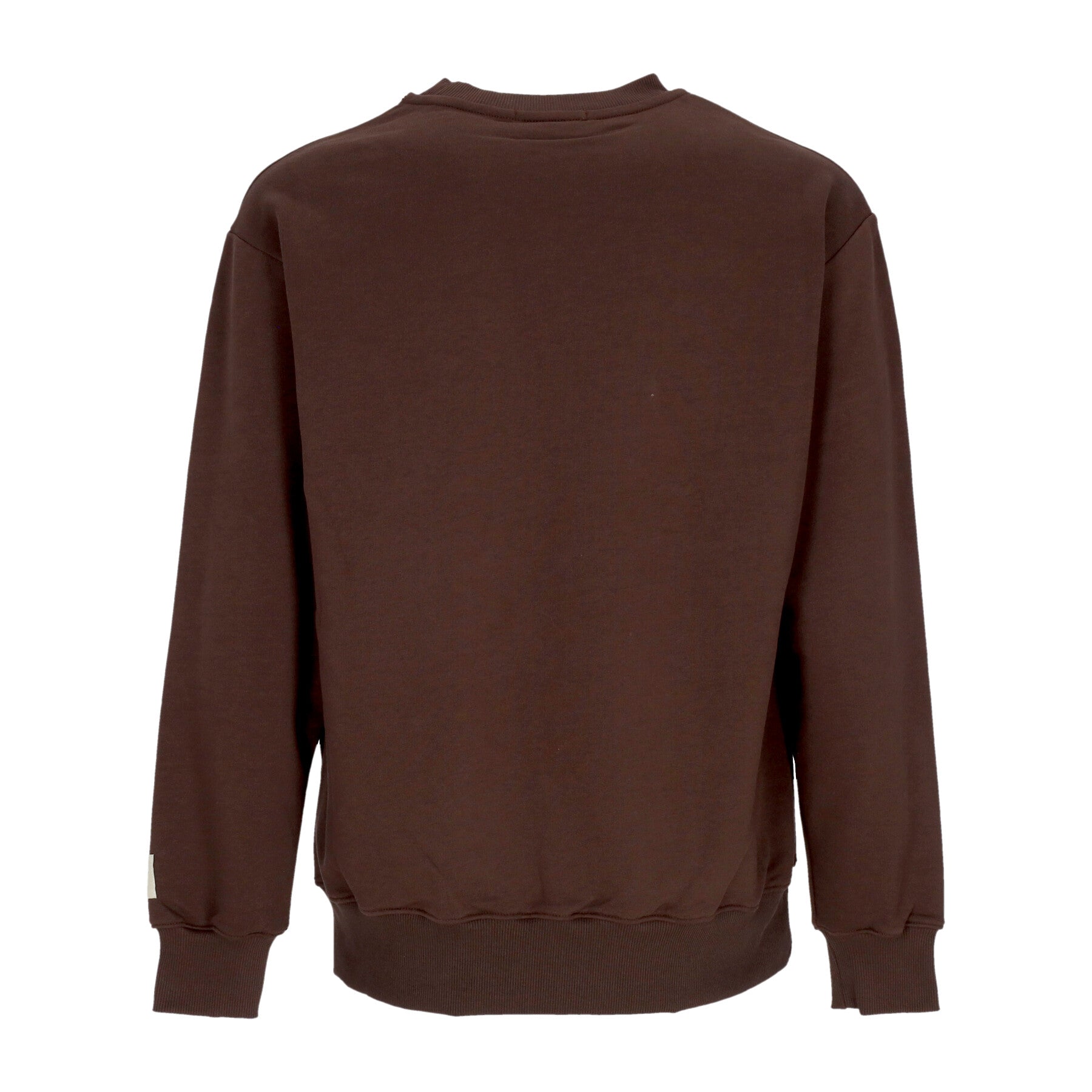 Felpa Leggera Girocollo Uomo Logo Crewneck Brown 6050151
