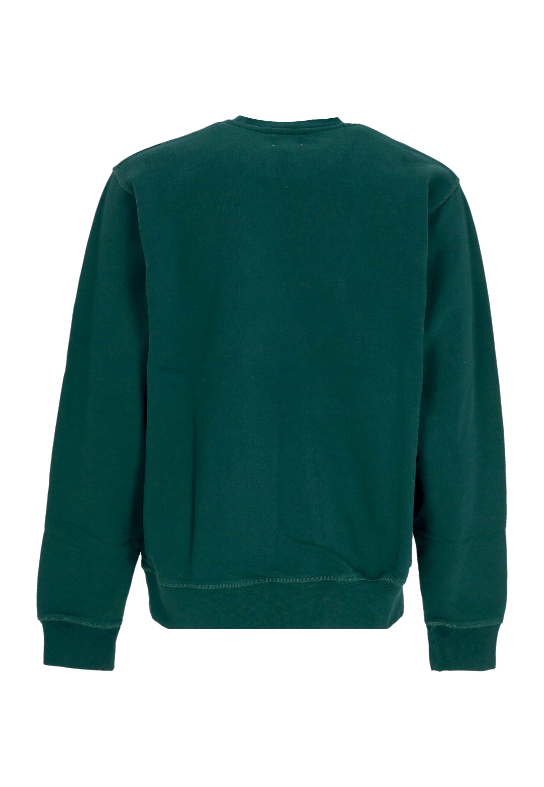Felpa Leggera Girocollo Uomo Logo Crewneck Green 129C
