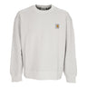 Felpa Leggera Girocollo Uomo Nelson Sweat Sonic Silver Garment Dyed I029957