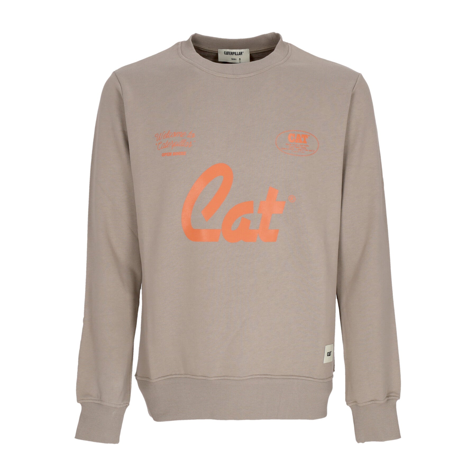 Felpa Leggera Girocollo Uomo Open House Crewneck Chateau Grey 6050160