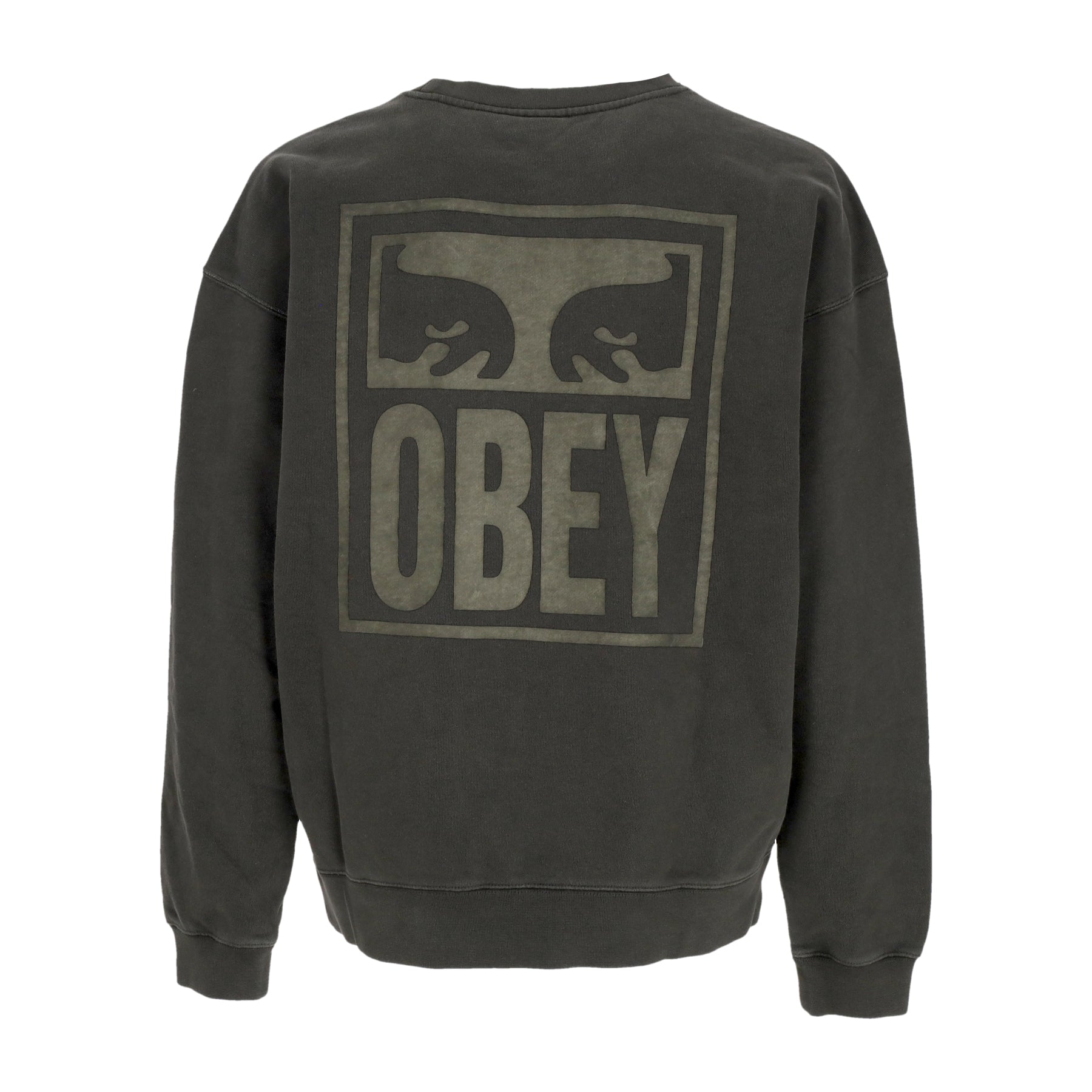 Felpa Leggera Girocollo Uomo Pigment Eyes Icon Extra Heavy Crew Pigment Pirate Black 112480147