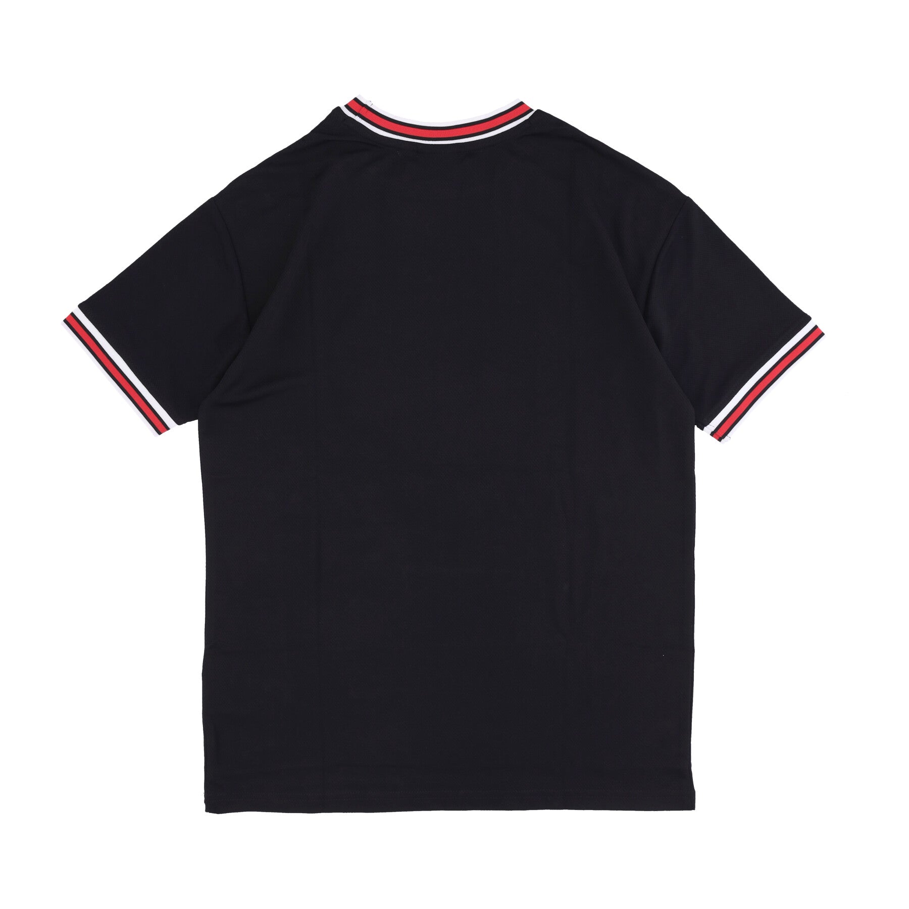 Maglietta Uomo Nba Team Logo Oversized Mesh Tee Chibul Black/front Door Red 60284632