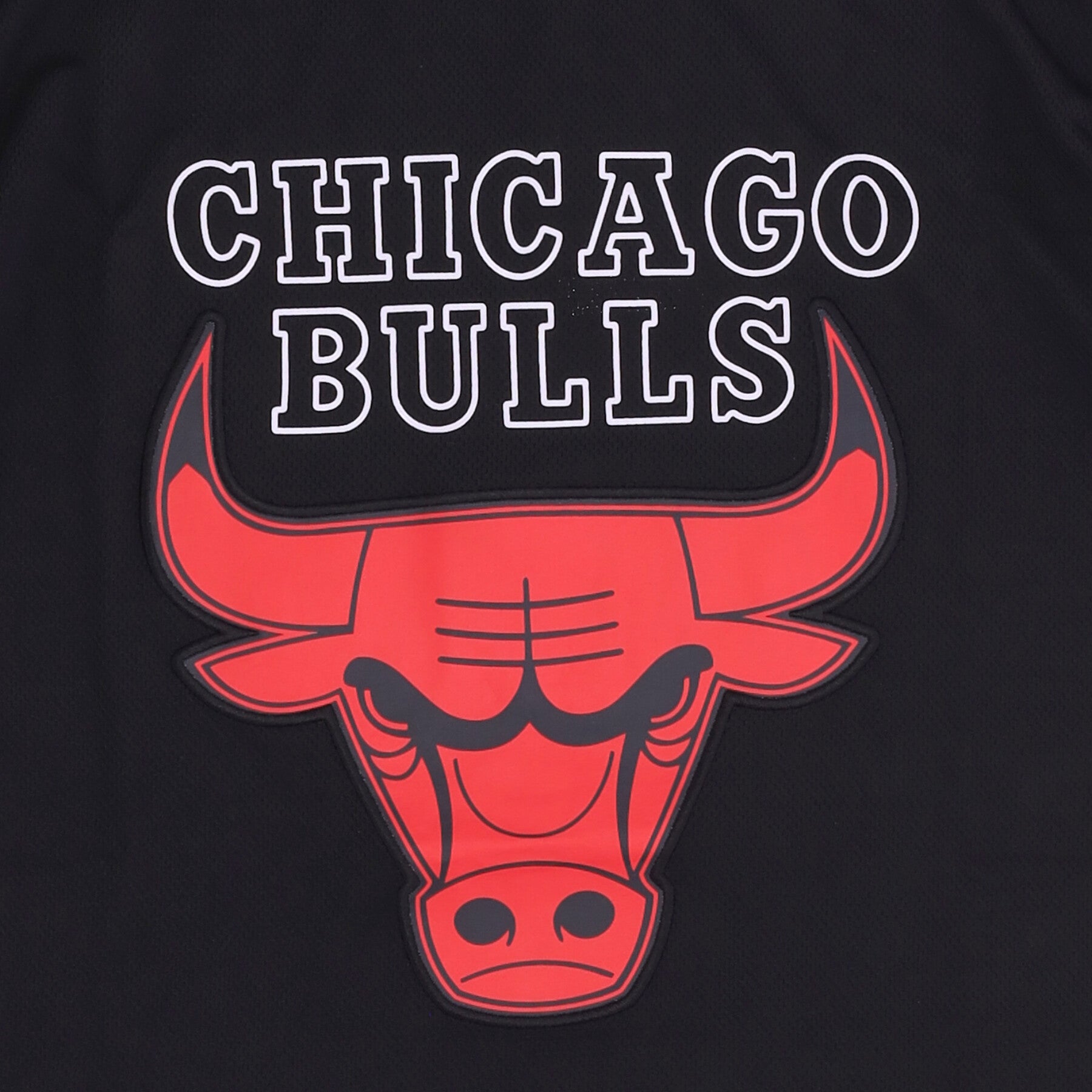 Maglietta Uomo Nba Team Logo Oversized Mesh Tee Chibul Black/front Door Red 60284632