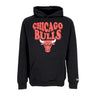 Felpa Leggera Cappuccio Uomo Nba Script Oversize Hoodie Chibul Black/front Door Red 60435514