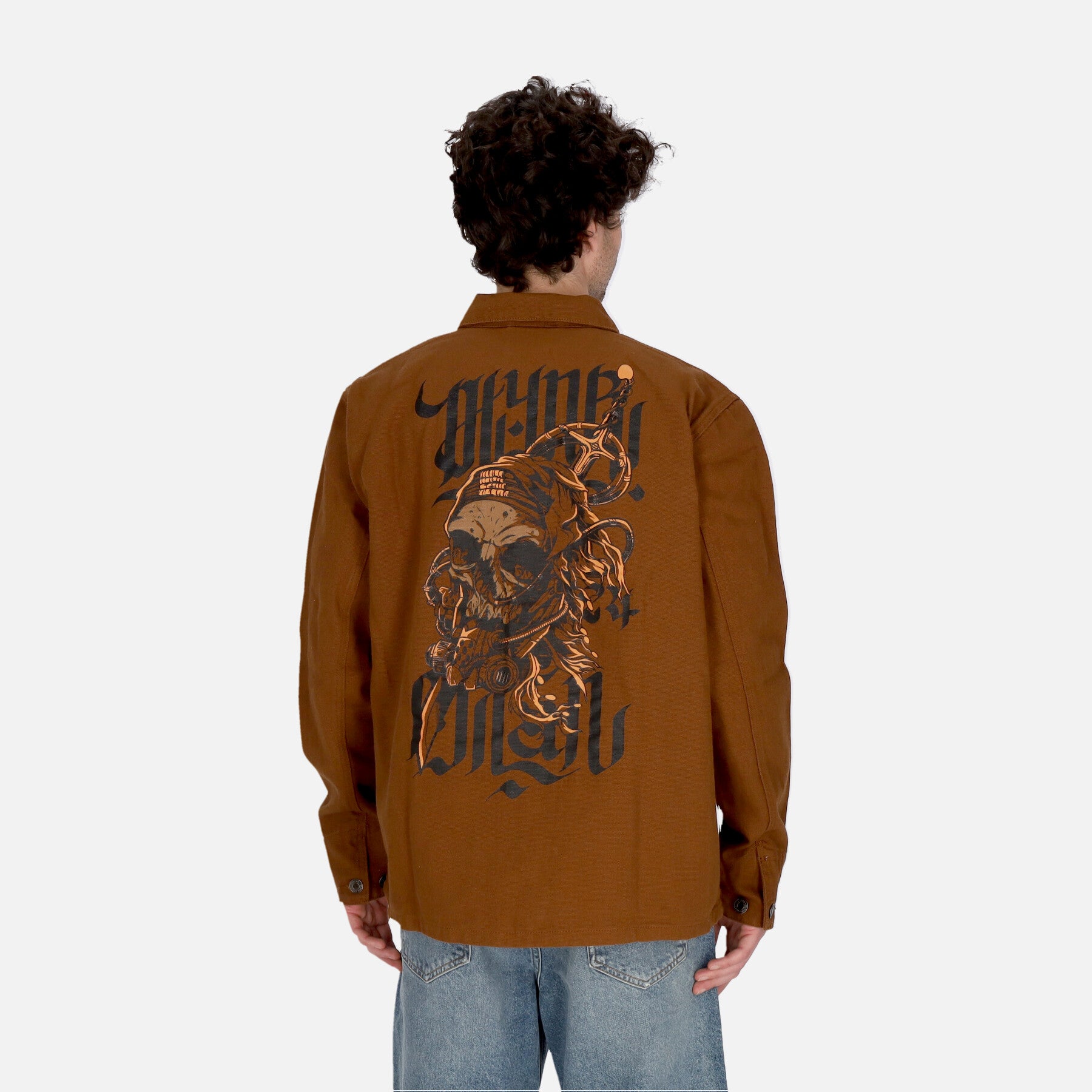 Giacca Workwear Uomo Desert Skull Site Jacket Beige JK619-JQ-03