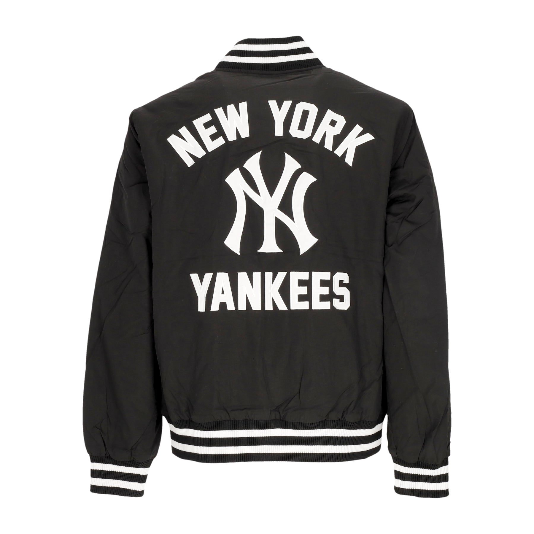 Giubbotto Bomber Uomo Mlb Team Wordmark Bomber Neyyan Black/white 60435529