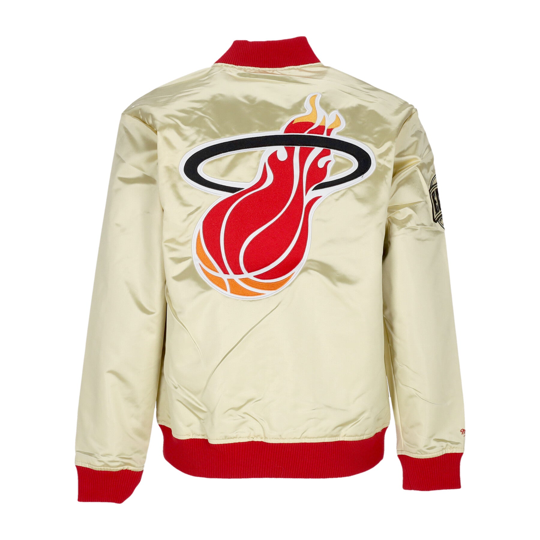 Giubbotto Bomber Uomo Nba Team Og 2.0 Lightweight Satin Jacket Vintage Logo Miahea Gold OJZP7094-MHEYYPPPGOLD