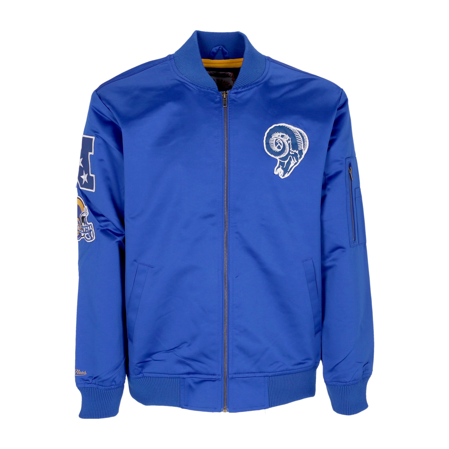 Giubbotto Bomber Uomo Nfl Lightweight Satin Bomber Losram Original Team Colors SJKT6599-LARYYPPPROYA