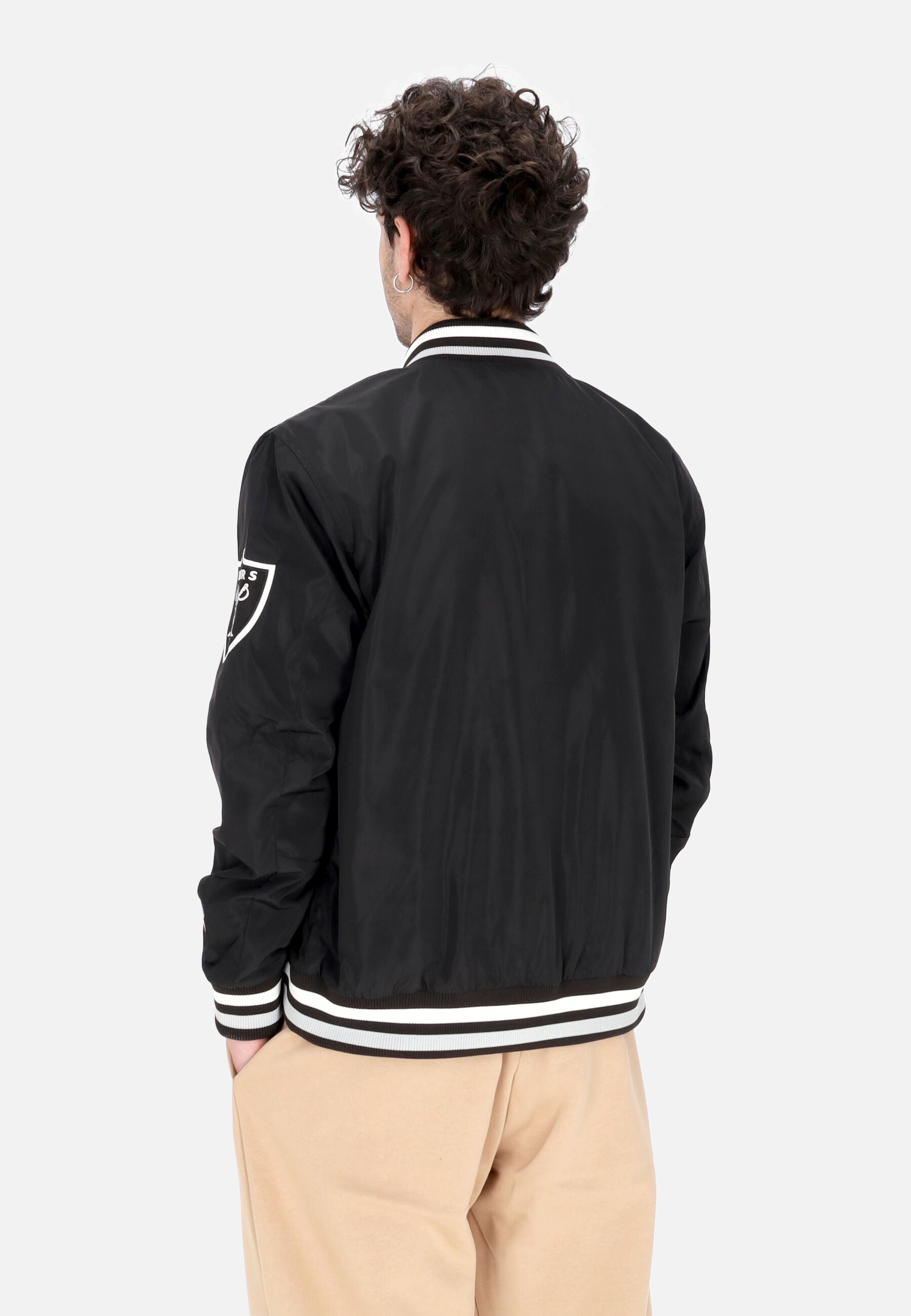 Giubbotto Bomber Uomo Nfl Sateen Jacket Lasrai Original Team Colors 00SH-01MD-8D-L0W