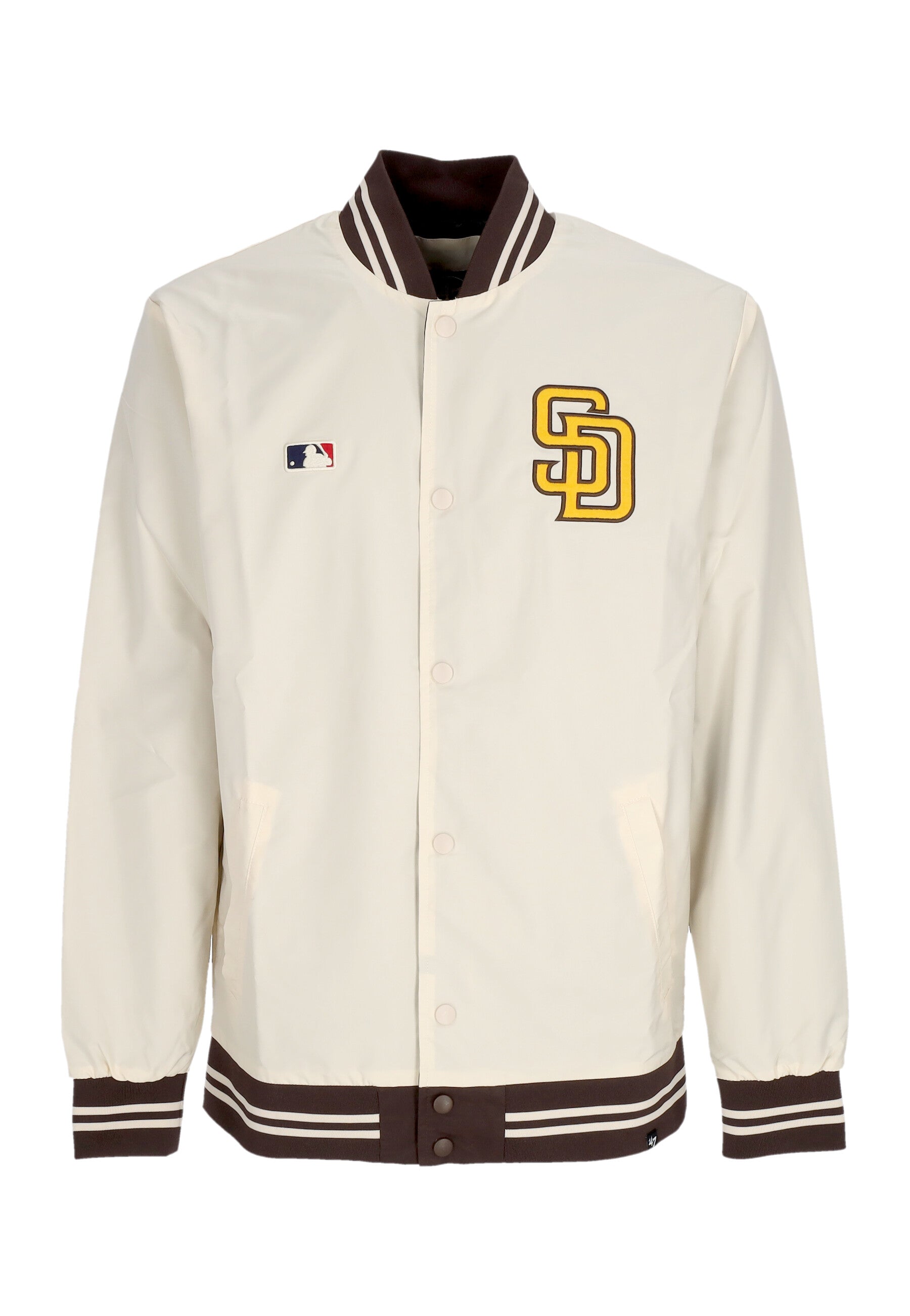 Giubbotto College Uomo Mlb Regent Jacket Sadpad Natural BB021PMXUCQ616064NT