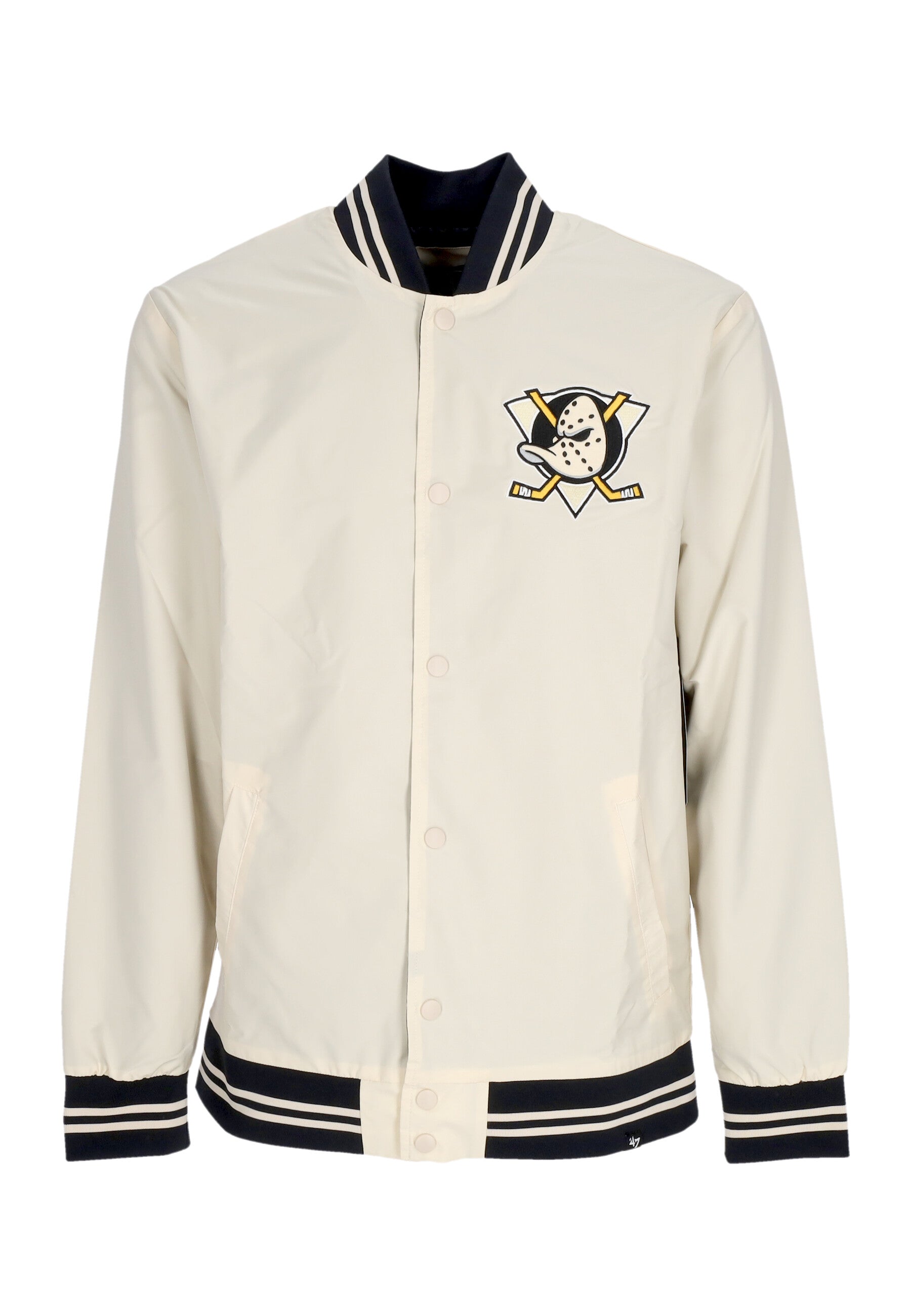 Giubbotto College Uomo Nhl Regent Jacket Anaduc Natural HH025PMXUCQ616073NT