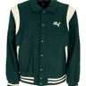 Giubbotto College Uomo Song Varsity Jacket Hunter Green JK00439