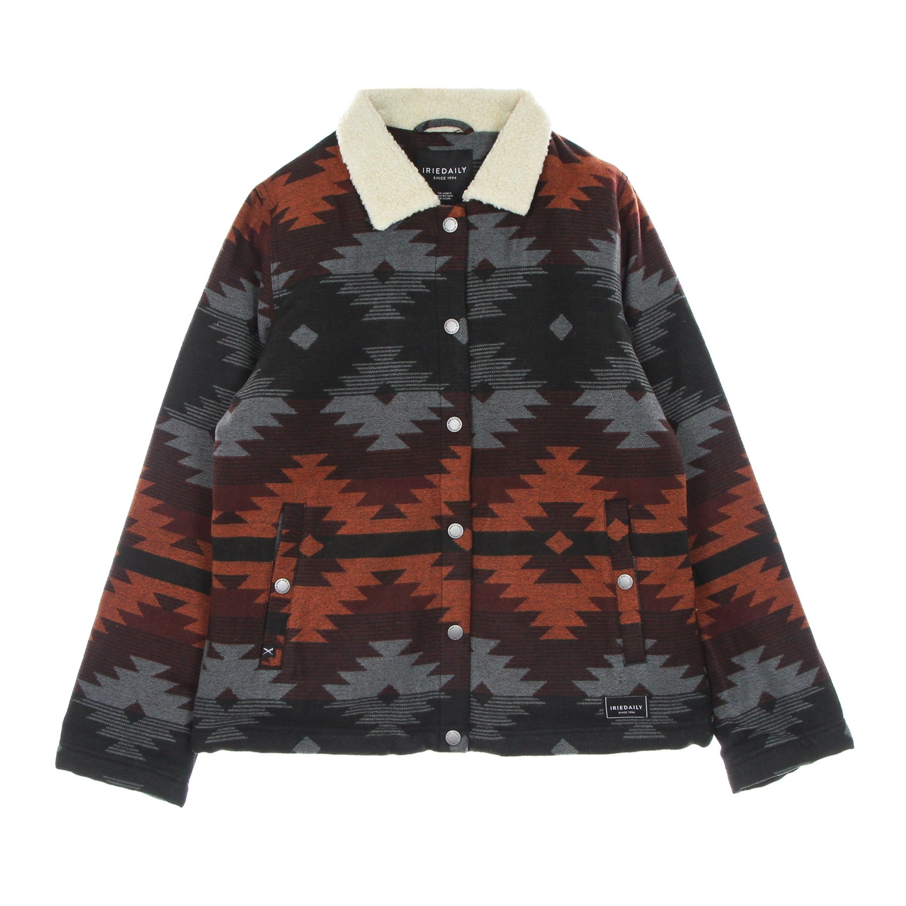 Giubbotto Donna Team Sherpa Jacket Anthra Red 9688140