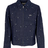 Giubbotto Jeans Uomo Heart Denim Jacket Navy 054J