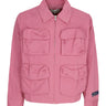 Giubbotto Uomo 3d Pockets Nylon Jacket Pink 041J