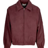 Giubbotto Uomo Basic Leather Jacket Bordeaux 251J