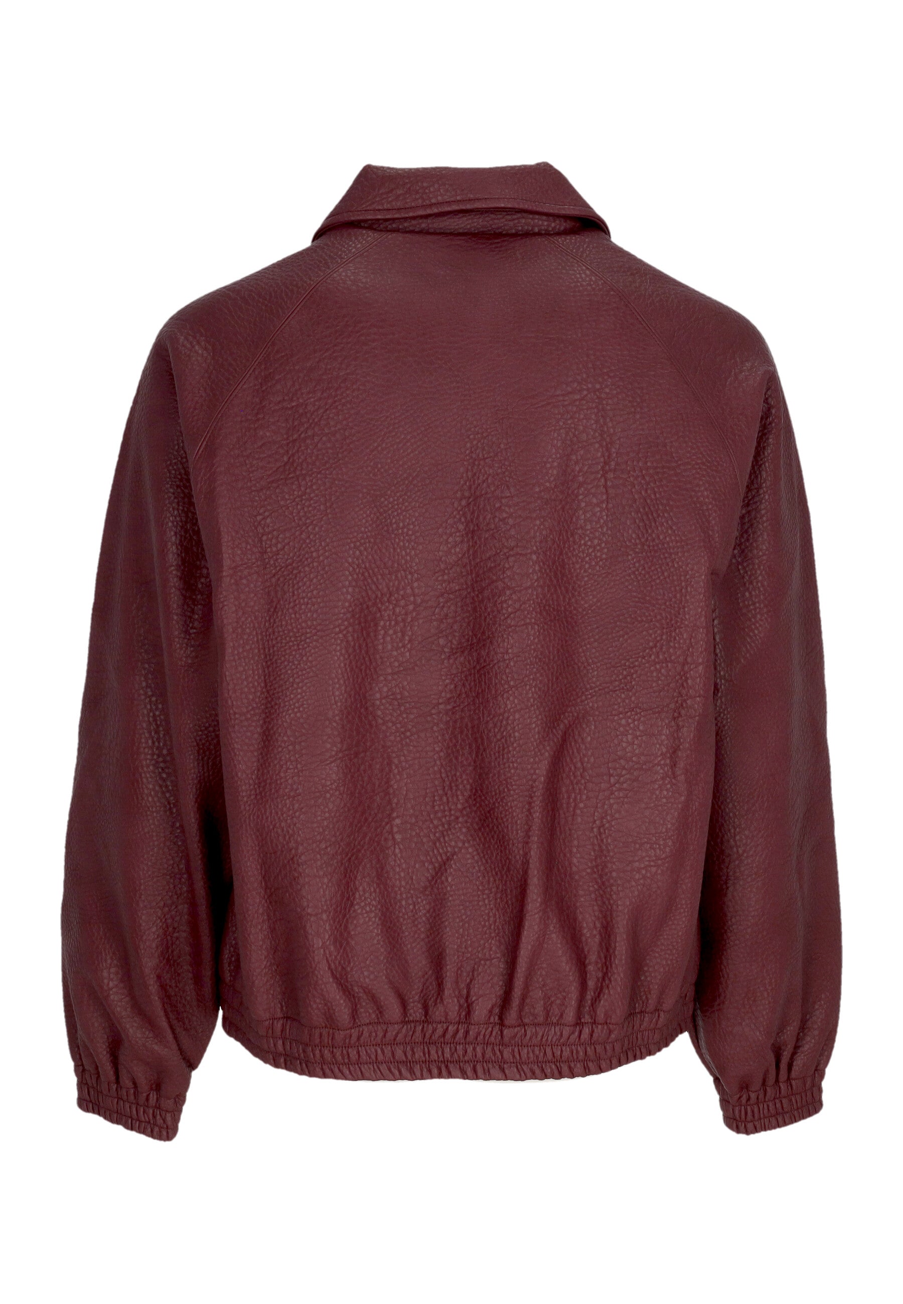 Giubbotto Uomo Basic Leather Jacket Bordeaux 251J