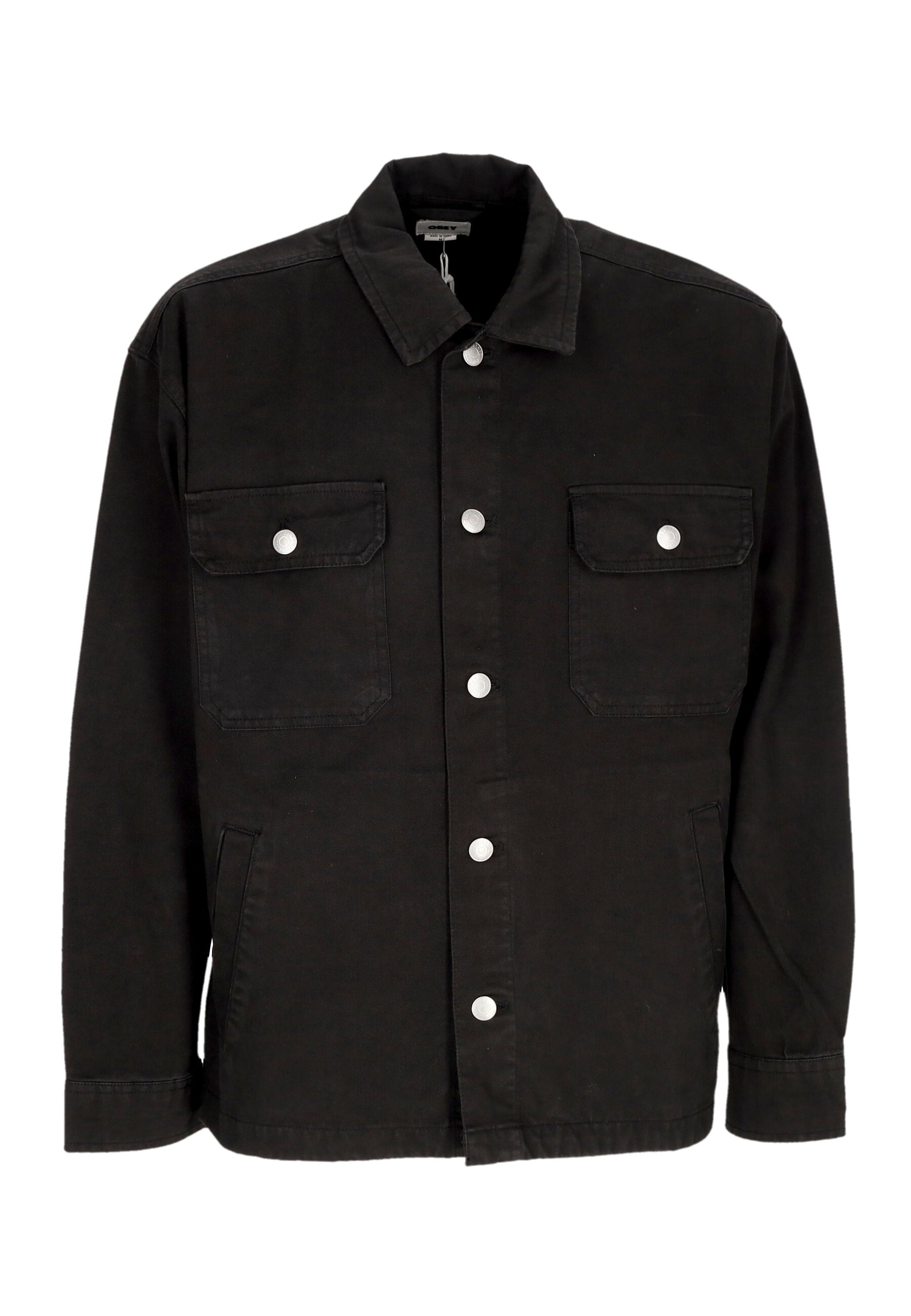 Giubbotto Uomo Division Shirt Jacket Pigment Black 121160054