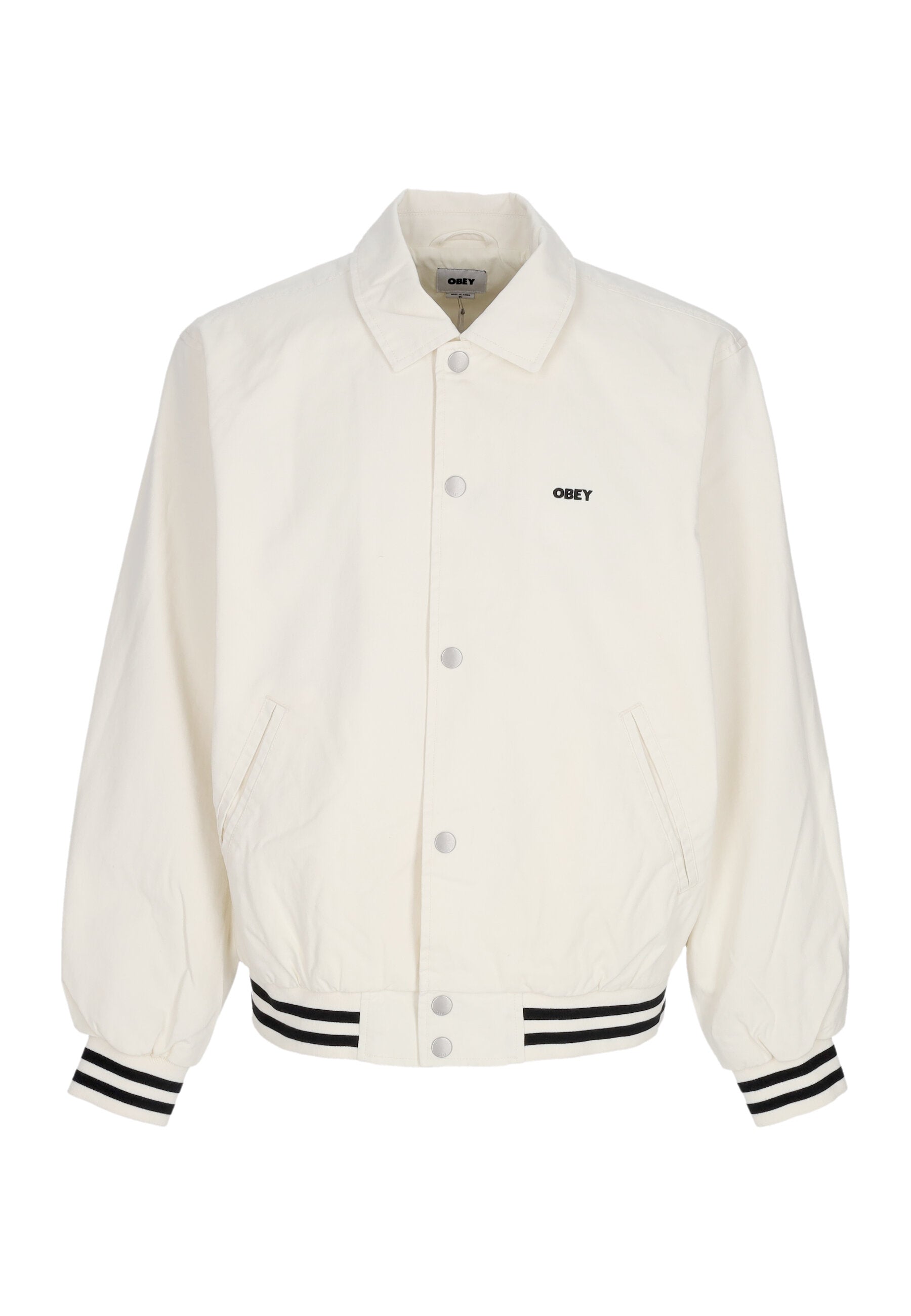 Giubbotto Uomo Icon Face Varsity Jacket Unbleached 121800557