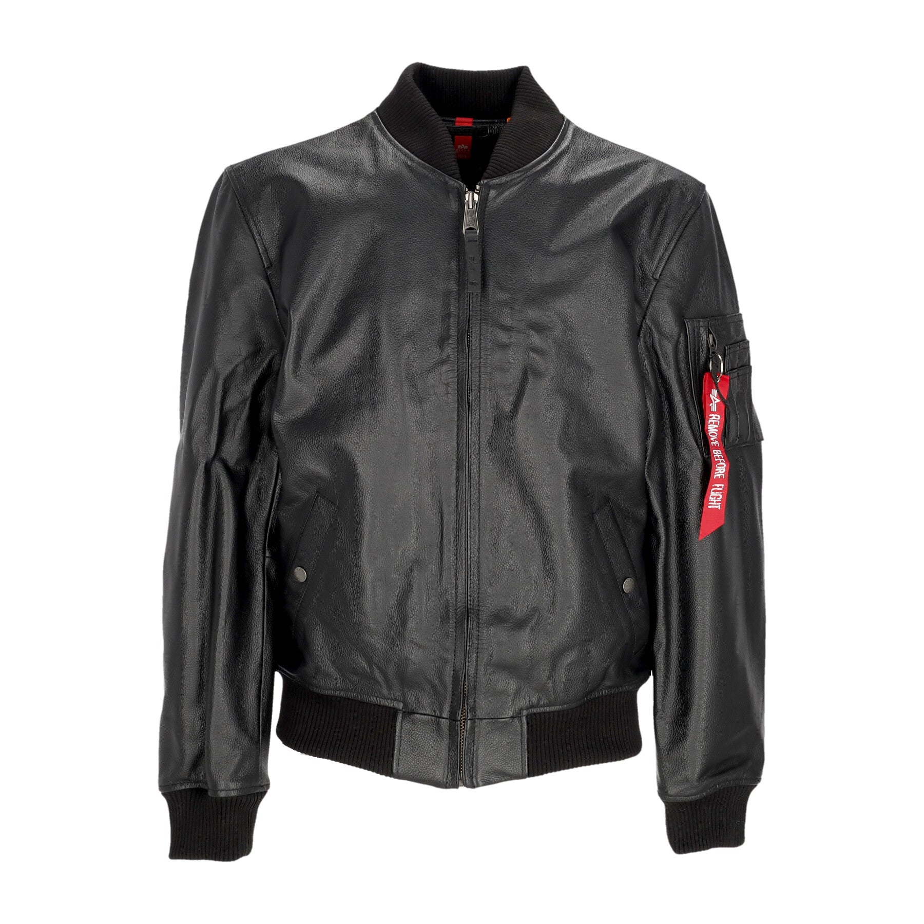 Giubbotto Uomo Ma-1 Leather Lf Black 138121