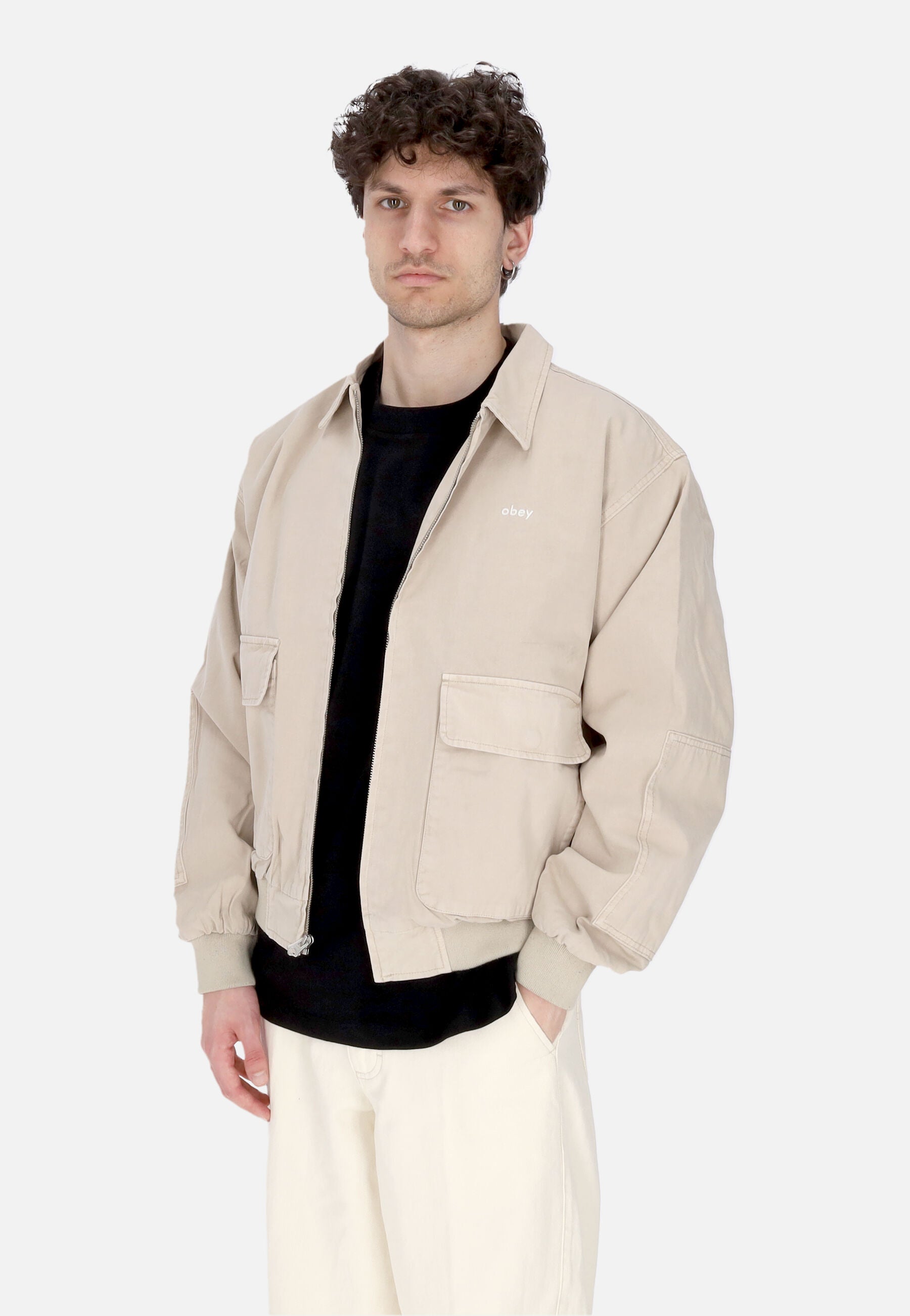 Giubbotto Uomo Montreal Bomber Silver Grey 121800558