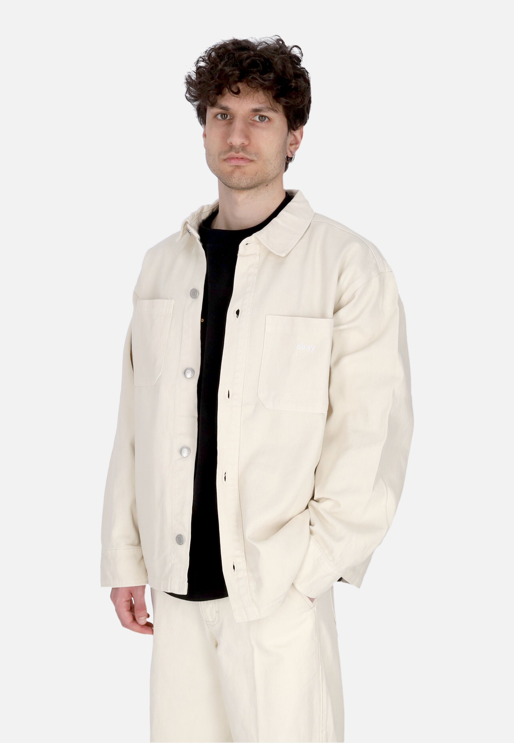 Giubbotto Uomo Winston Shirt Jacket Unbleached 121160057