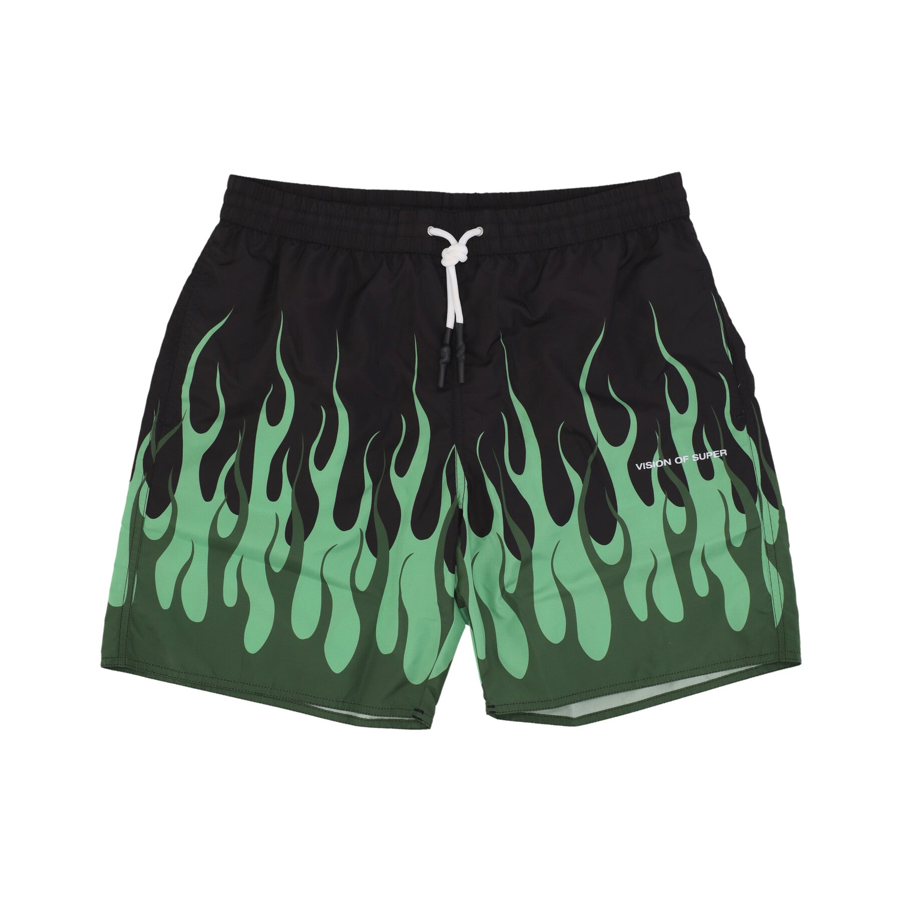 Costume Pantaloncino Uomo Double Flames Swimwear Black/green VS01170