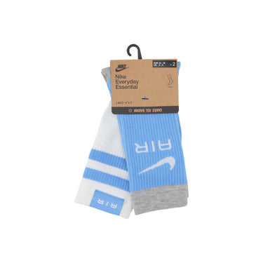 Calza Media Uomo Nba Everyday Essential Socks Azure/white/grey FN3149-902