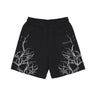 Pantalone Corto Tuta Uomo Embroidery Lightning Shorts Black/grey PH00535
