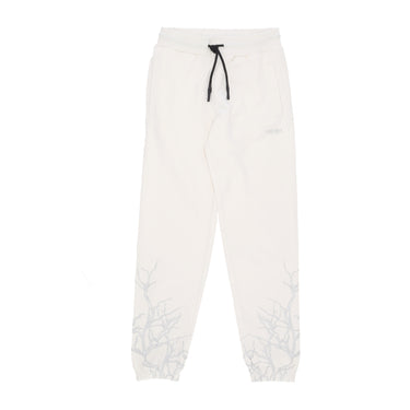 Pantalone Tuta Leggero Uomo Embroidery Lightning Pants White/grey PH00536
