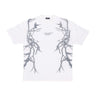 Maglietta Uomo Lateral Lightning Print Tee White/grey PH00559