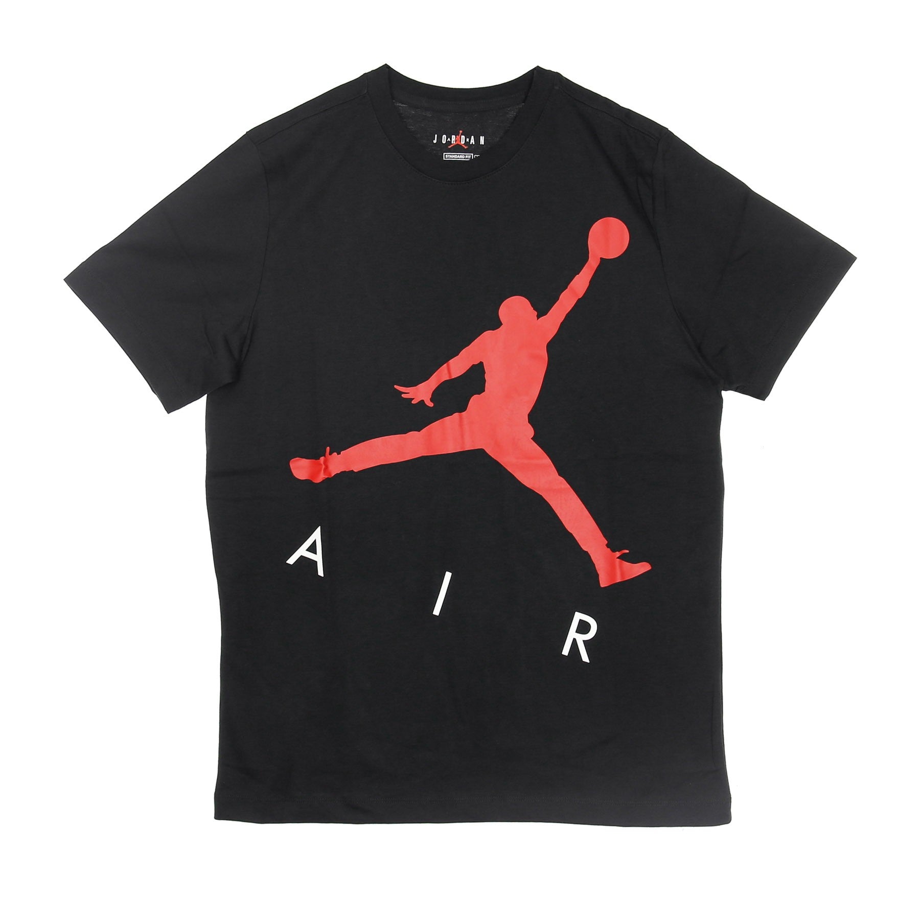 Maglietta Uomo Jumpman Air Hybrid Crew Black/gym Red CV3425