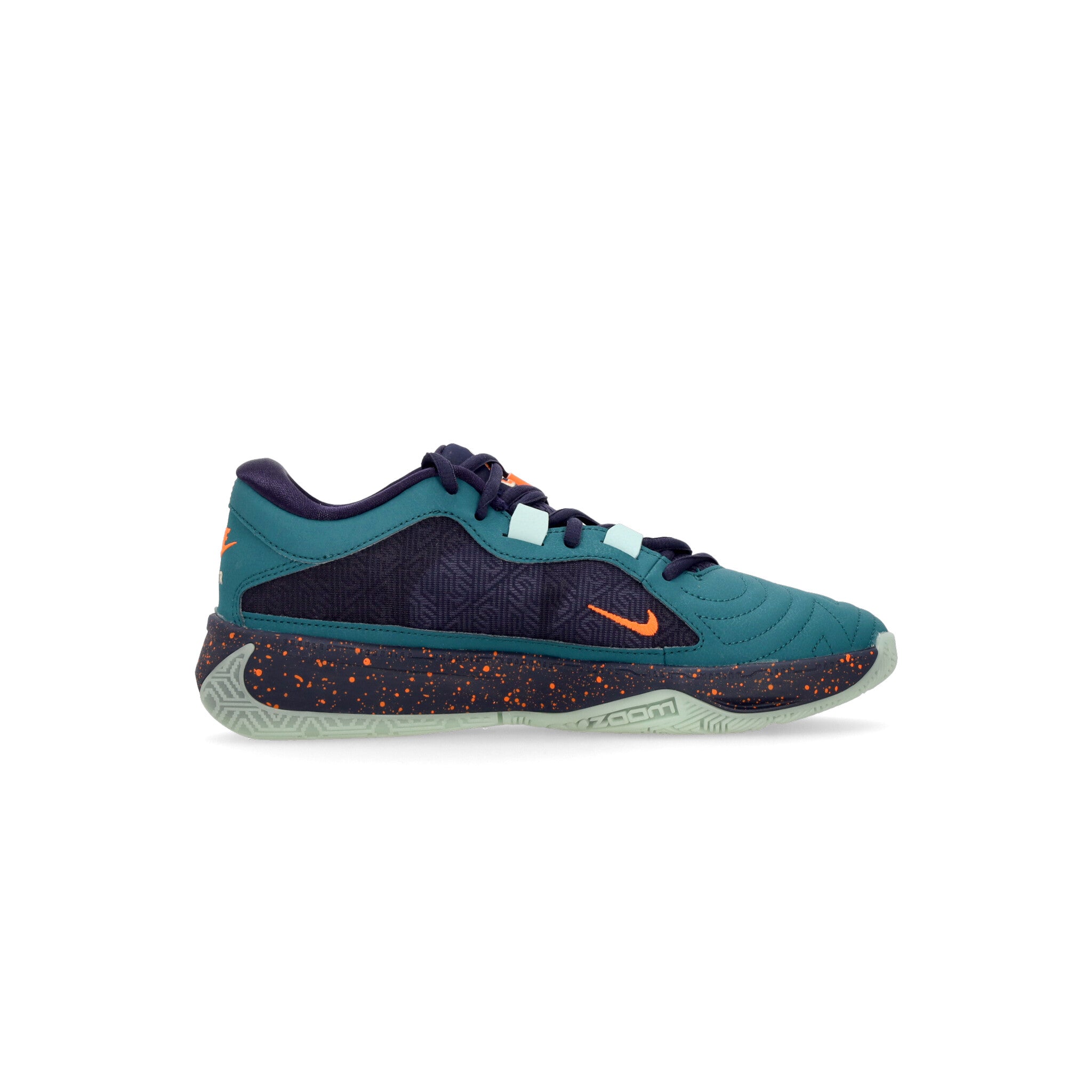 Scarpa Basket Uomo Zoom Freak 5 Geode Teal/purple Ink/total Orange/jade Ice DX4985-300