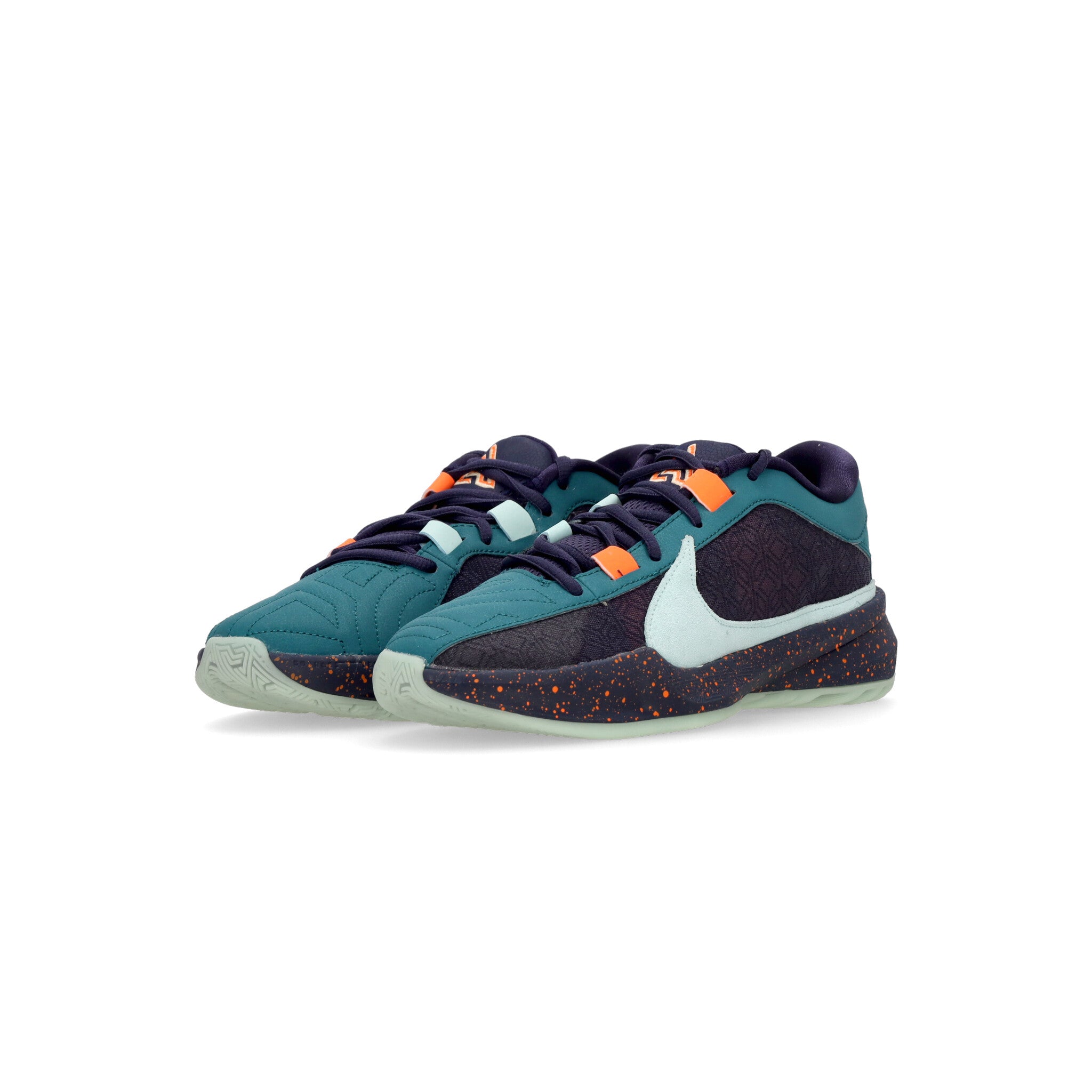 Scarpa Basket Uomo Zoom Freak 5 Geode Teal/purple Ink/total Orange/jade Ice DX4985-300