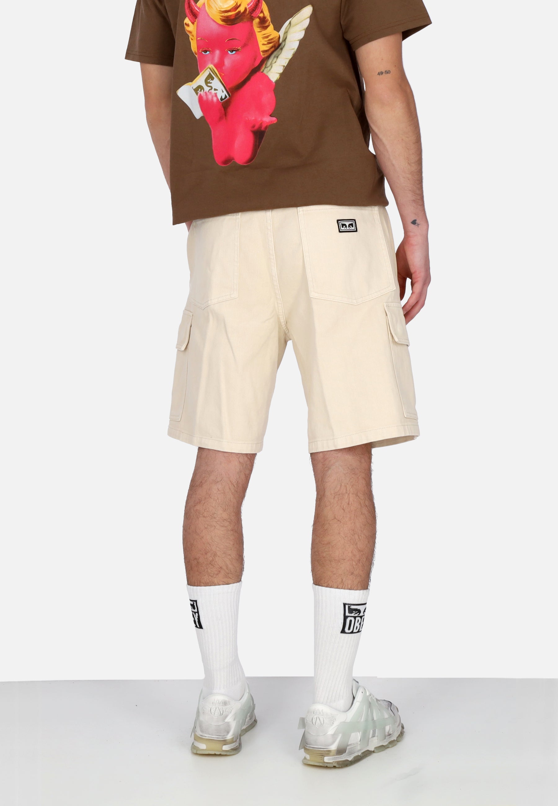 Jeans Corto Uomo Bigwig Baggy Denim Cargo Short Clay 172100085