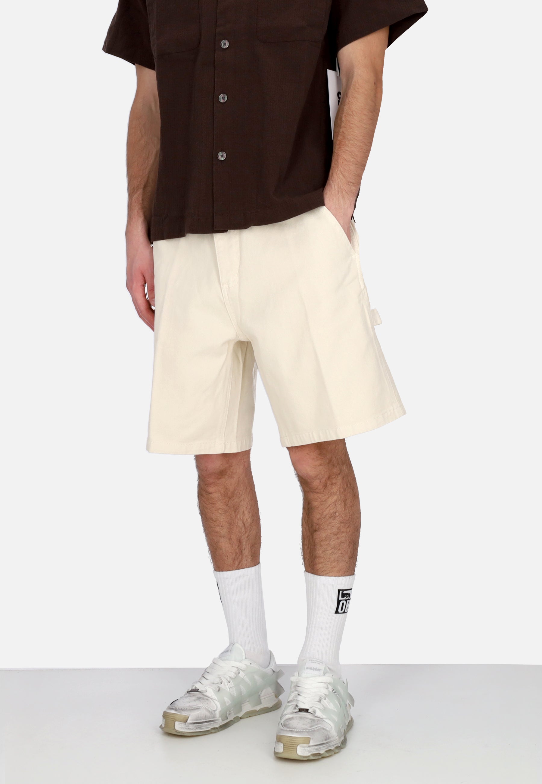 Jeans Corto Uomo Bigwig Denim Carpenter Short Unbleached 172100084