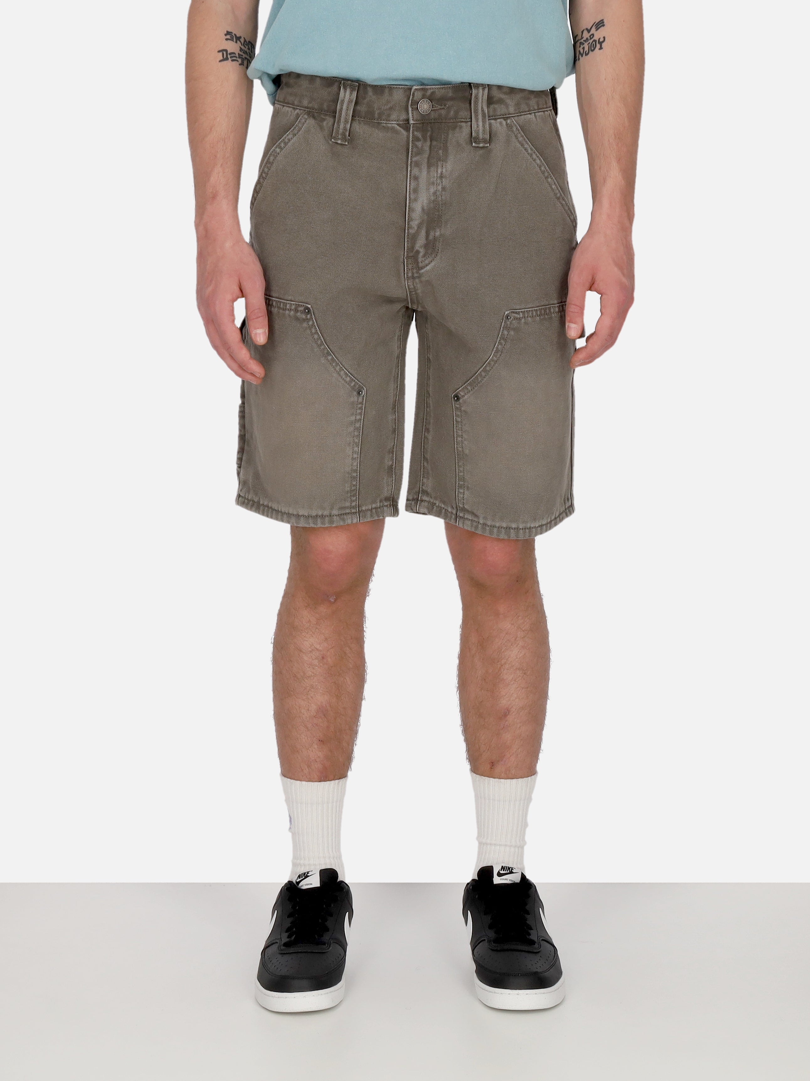 Jeans Corto Uomo Go Stainer Carpenter Short Go Stained Green M4GG40WG160