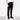 Jeans Uomo Printed Flames And Logo Jeans Black Denim VS01148