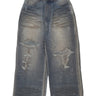 Jeans Uomo Ripped Jeans Blue HACM838501