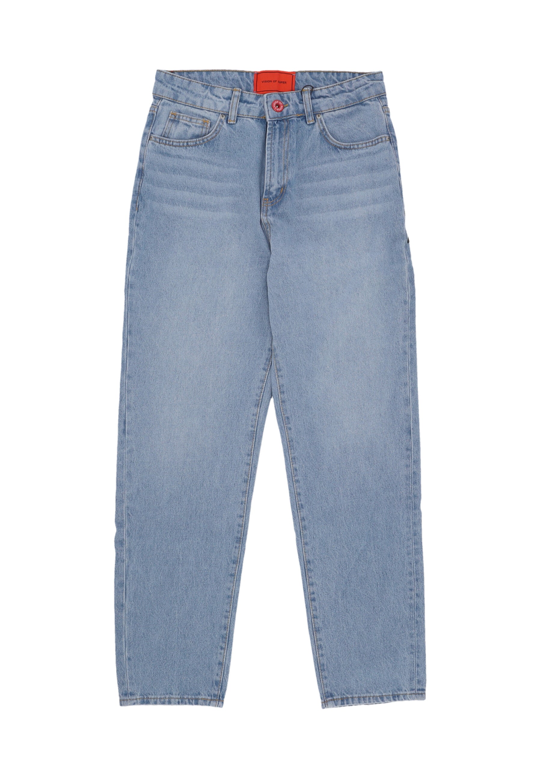 Jeans Uomo Skull Print Denim Blue VS01310