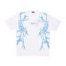 Maglietta Uomo Lateral Lightning Print Tee White/light Blue PH00561