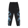 Pantalone Tuta Leggero Uomo Lateral Lightning Print Pants Black/light Blue PH00573
