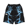 Pantalone Corto Uomo Lateral Lightning Cargo Shorts Black/light Blue PH00582