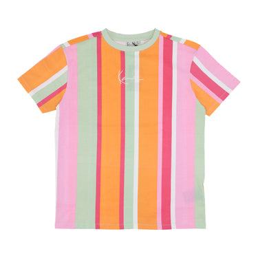 Maglietta Donna W Os Stripe Tee Orange/light Mint/light Rose 6137741