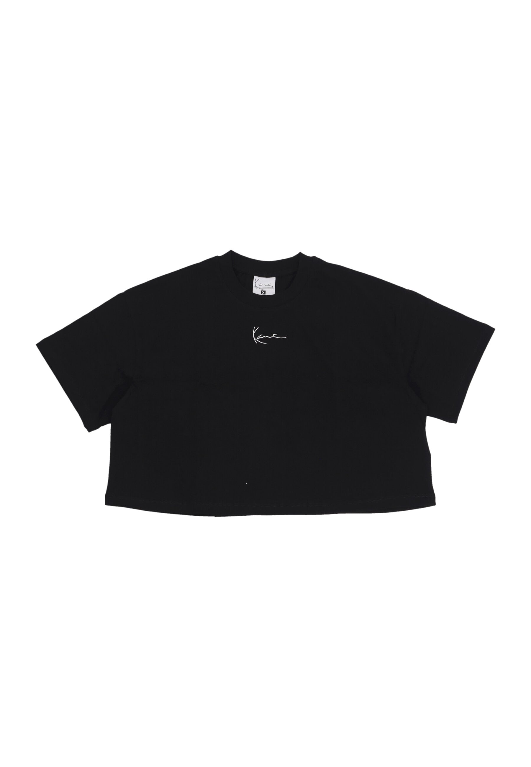 Maglietta Corta Donna W Small Signature Essential Crop Tee Black 61300015