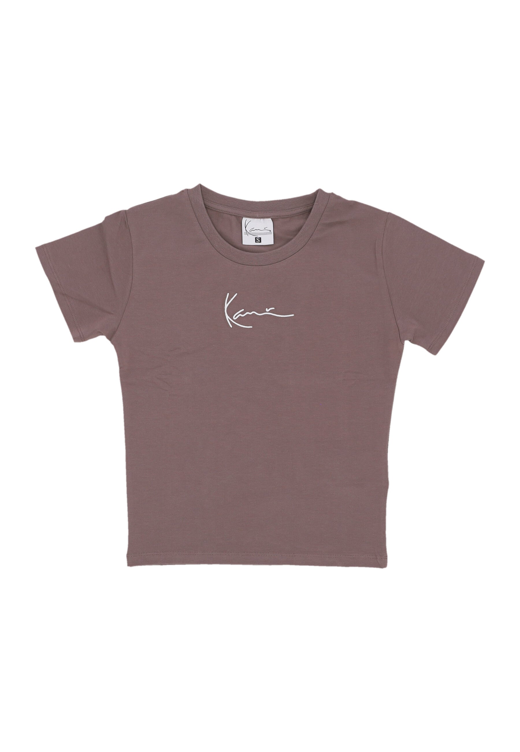 Maglietta Donna W Small Signature Short Tee Taupe 61300018